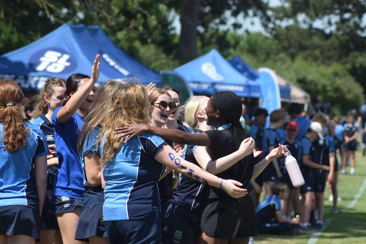Students celebrating at Sports Day at Pocklington School 2026