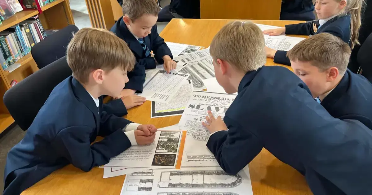 Prep School pupils delve into the School Archive in a quest for knowledge