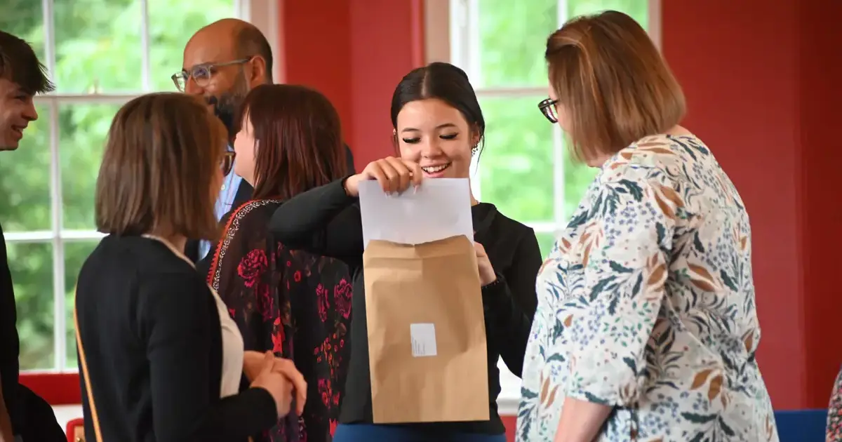 Celebrating GCSE success at Pocklington School