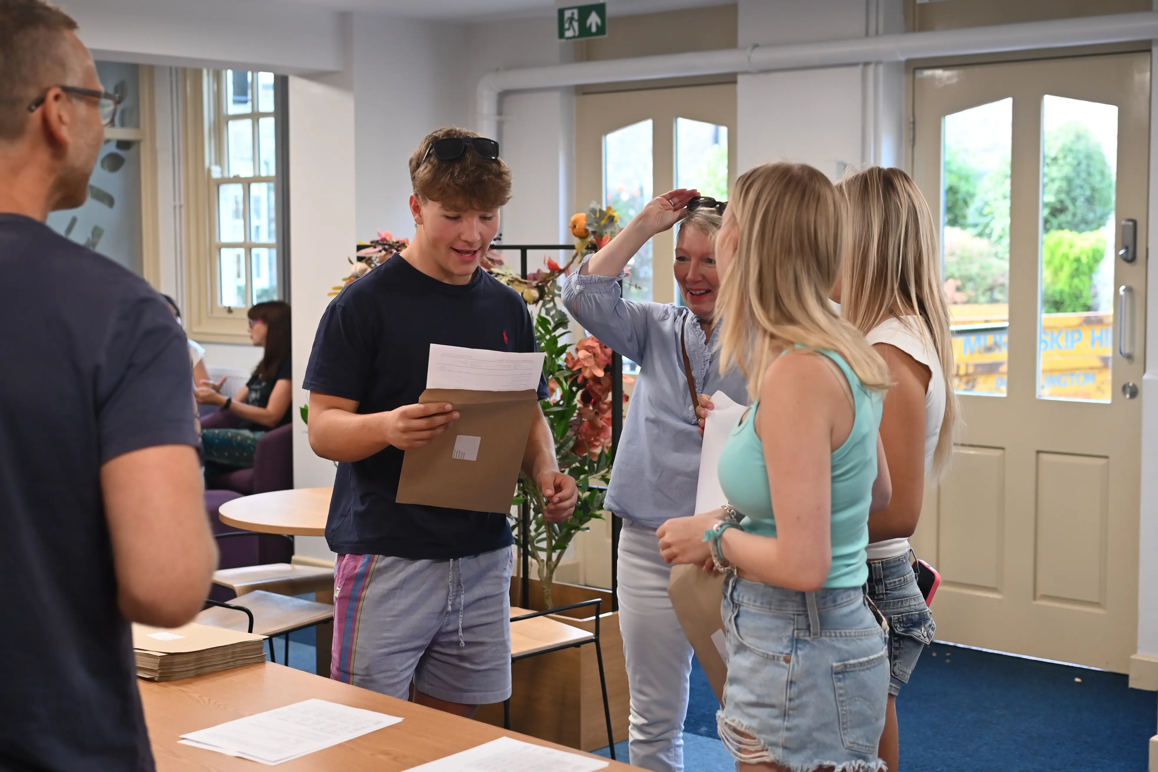 Pocklington School's Head Boy collects his A Level results