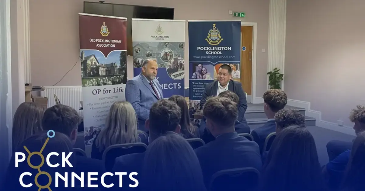 Former pupils explore international career perspectives through Pock Connects