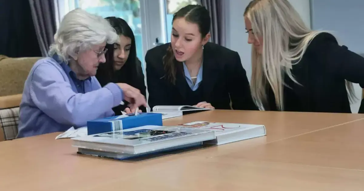 Sixth Form students at Community Action from Pocklington SchoolPage Image