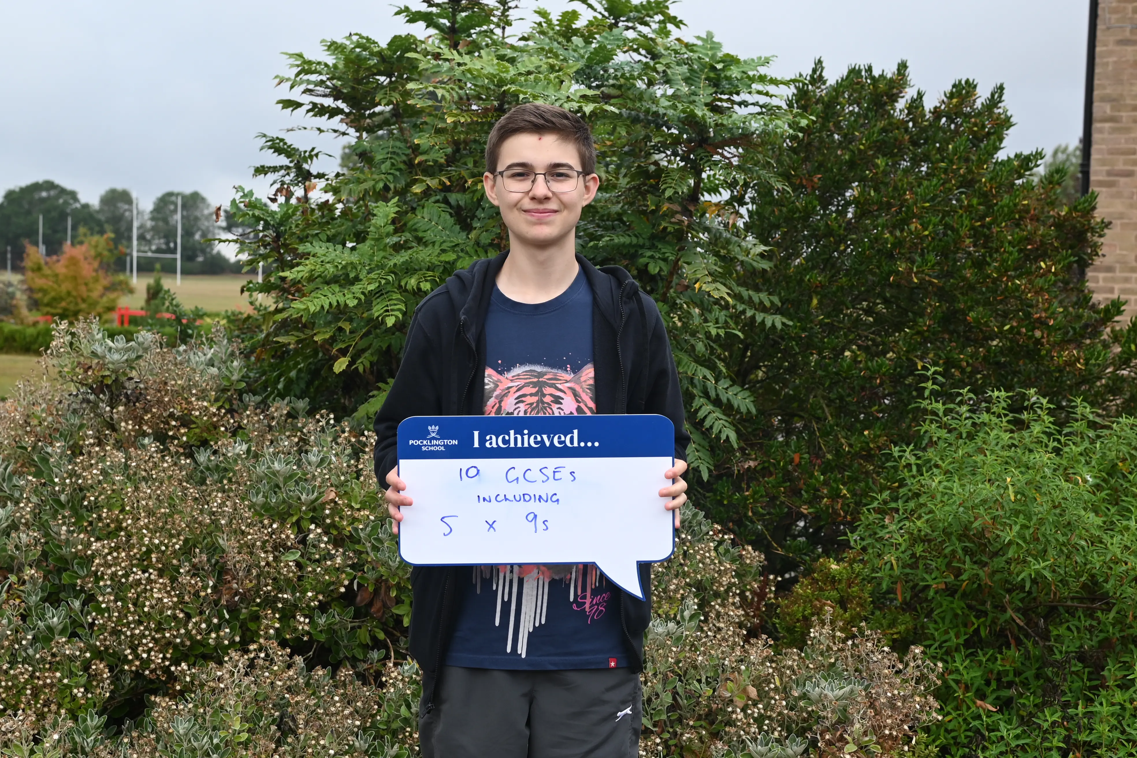 Thomas achieved grade 9s in Biology, Chemistry, Physics, Maths and English Literature, results he says he is particularly proud of. 