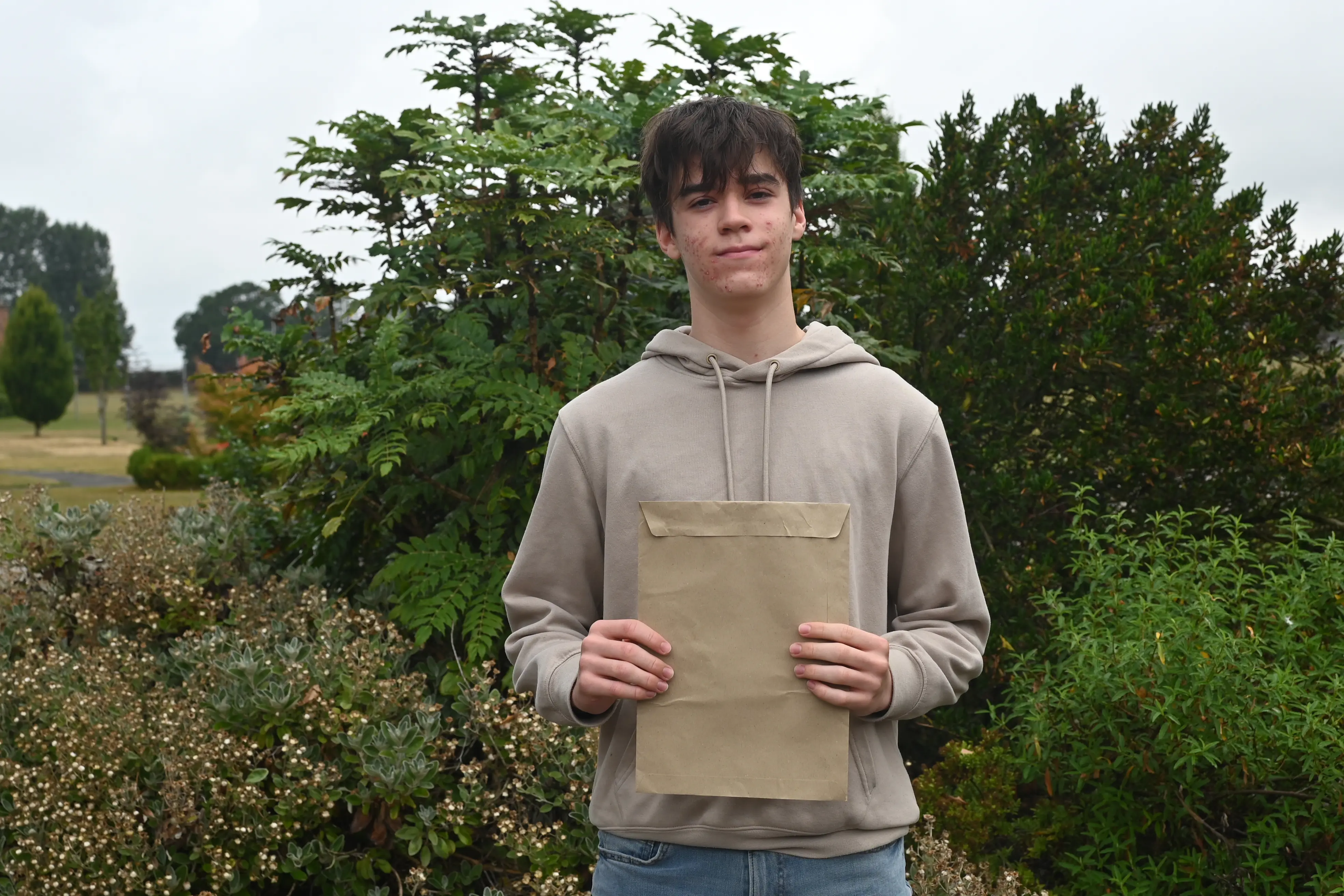 Tyler is celebrating an outstanding set of GCSE results, including grade 9s in Physics and Chemistry. 