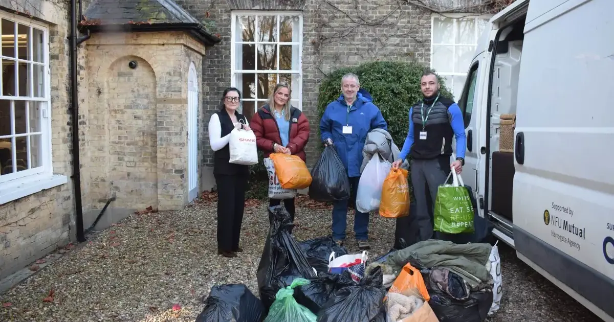 Pocklington School pupils collect hundreds of coats for Harrogate Homeless Project